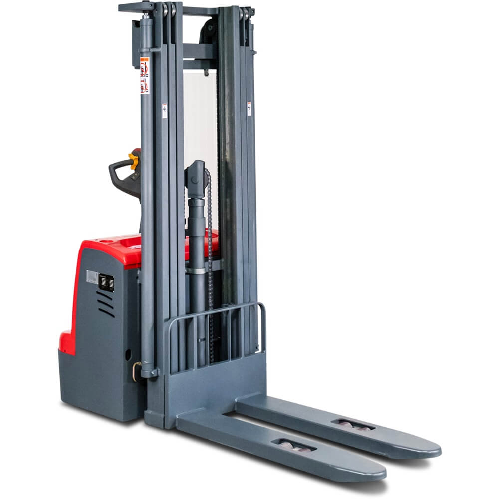 SCHORR Elektro-Hochhubwagen 1500 kg Freihub, Hub 4,5–5,0 m – Bild 9