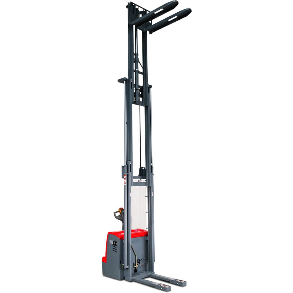 SCHORR Elektro-Hochhubwagen 1500 kg Freihub, Hub 4,5–5,0 m – Bild 11