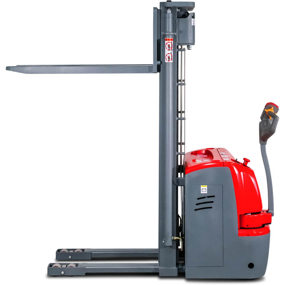 SCHORR Elektro-Hochhubwagen 1500 kg Freihub, Hub 4,5–5,0 m – Bild 7