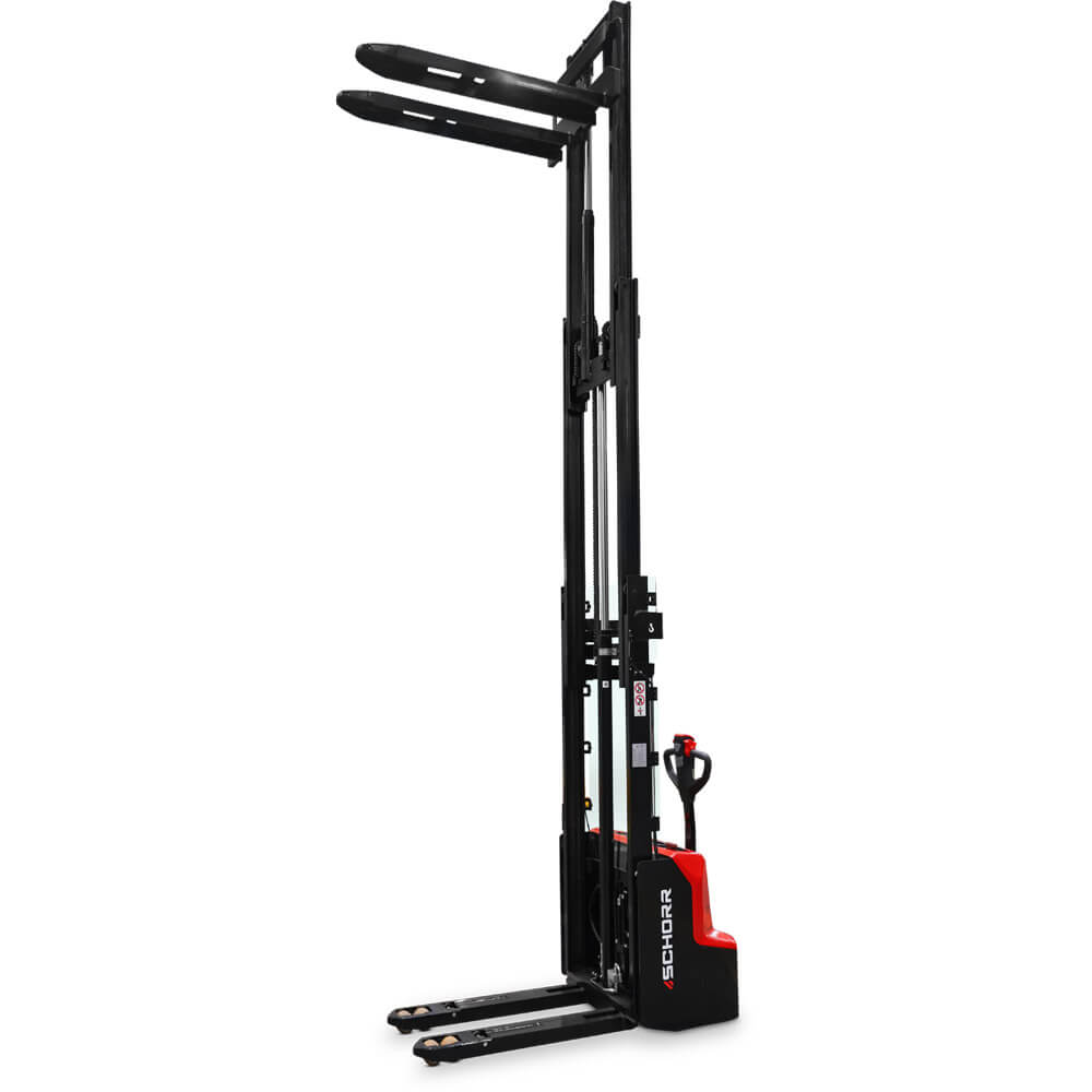 SCHORR Elektro-Hochhubwagen PRO+ Initial-/Freihub 1300 kg – Bild 9