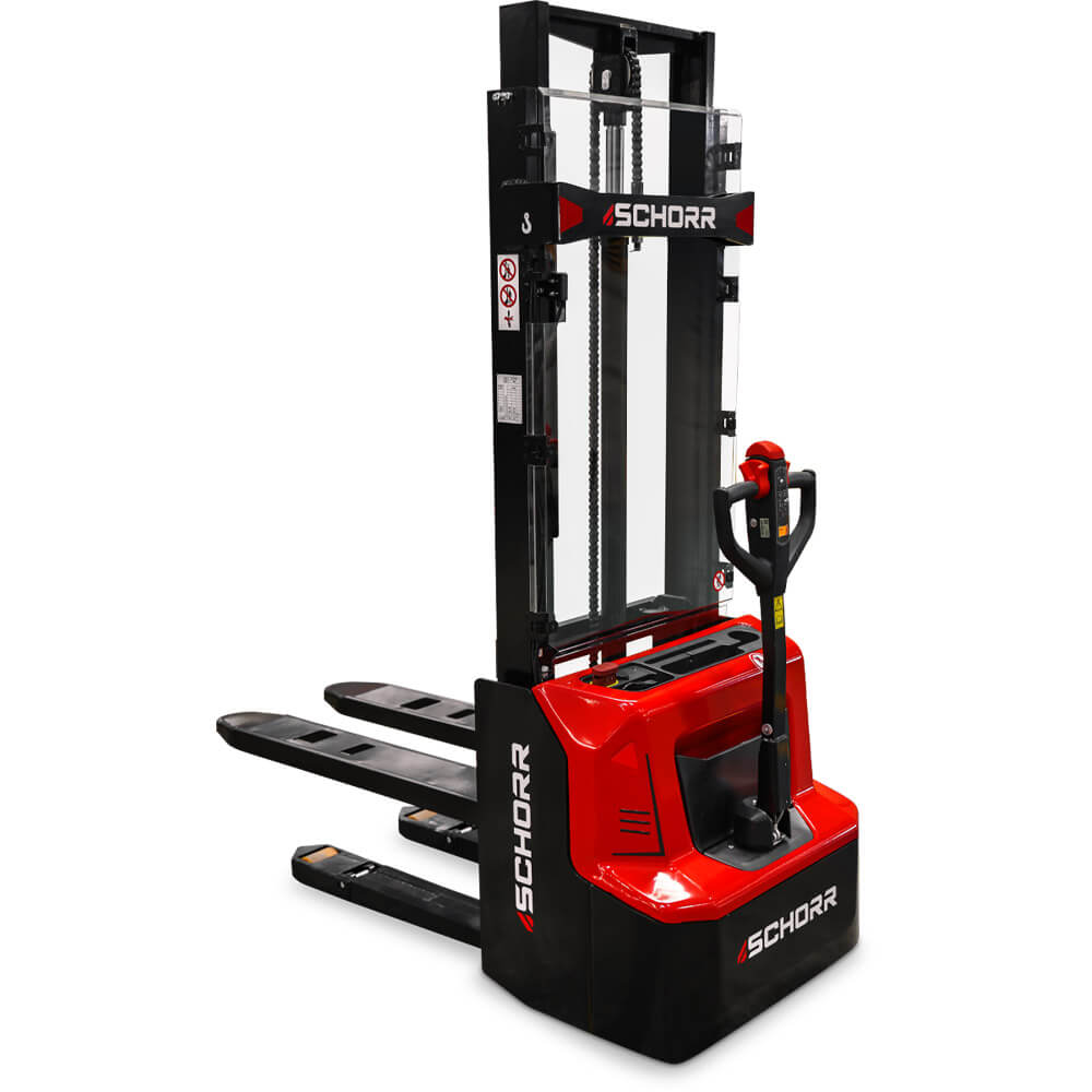SCHORR Elektro-Hochhubwagen PRO+ Initialhub 1200 kg, 2,9–4,2 m