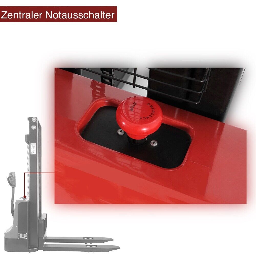 SCHORR Elektro-Hochhubwagen 1200 kg, Hubhöhe 2,5–3,5 m – Bild 6
