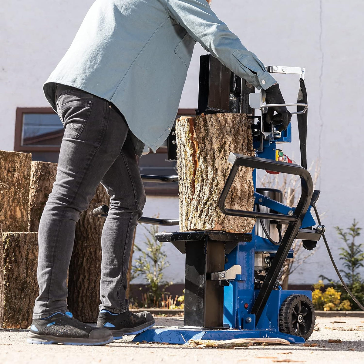 Scheppach Compact 10T Holzspalter 400 V – 10 Tonnen Spaltkraft – Bild 5