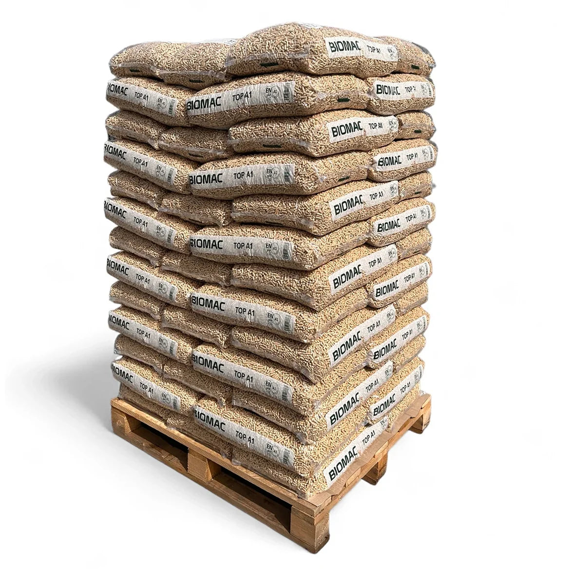 BIOMAC ENplus A1 Holzpellets Tschechien – 975 kg Palette (65 Säcke)