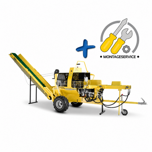 BAMATO WPO-400PRO – 20 t Säge-Spaltautomat mit automatischem Förderband – Bild 2