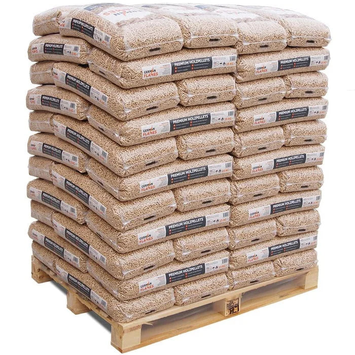 German Flames Holzpellets 6 mm ENplus A1 – 990 kg Palette