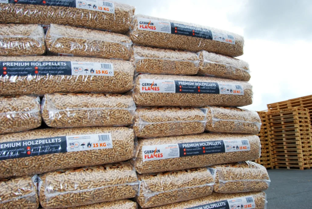 German Flames Holzpellets 6 mm ENplus A1 – 990 kg Palette – Bild 3