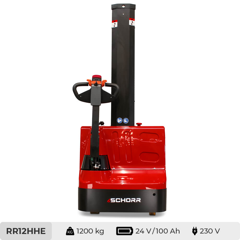 SCHORR Elektro-Hochhubwagen 1200 kg Monomast, Hub 1,6 m – Bild 5