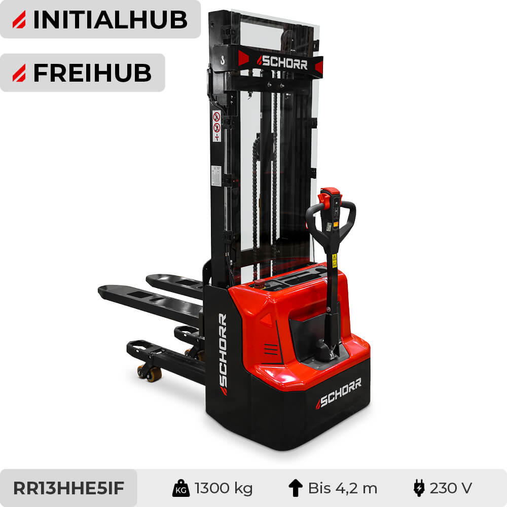 SCHORR Elektro-Hochhubwagen PRO+ Initial-/Freihub 1300 kg – Bild 3