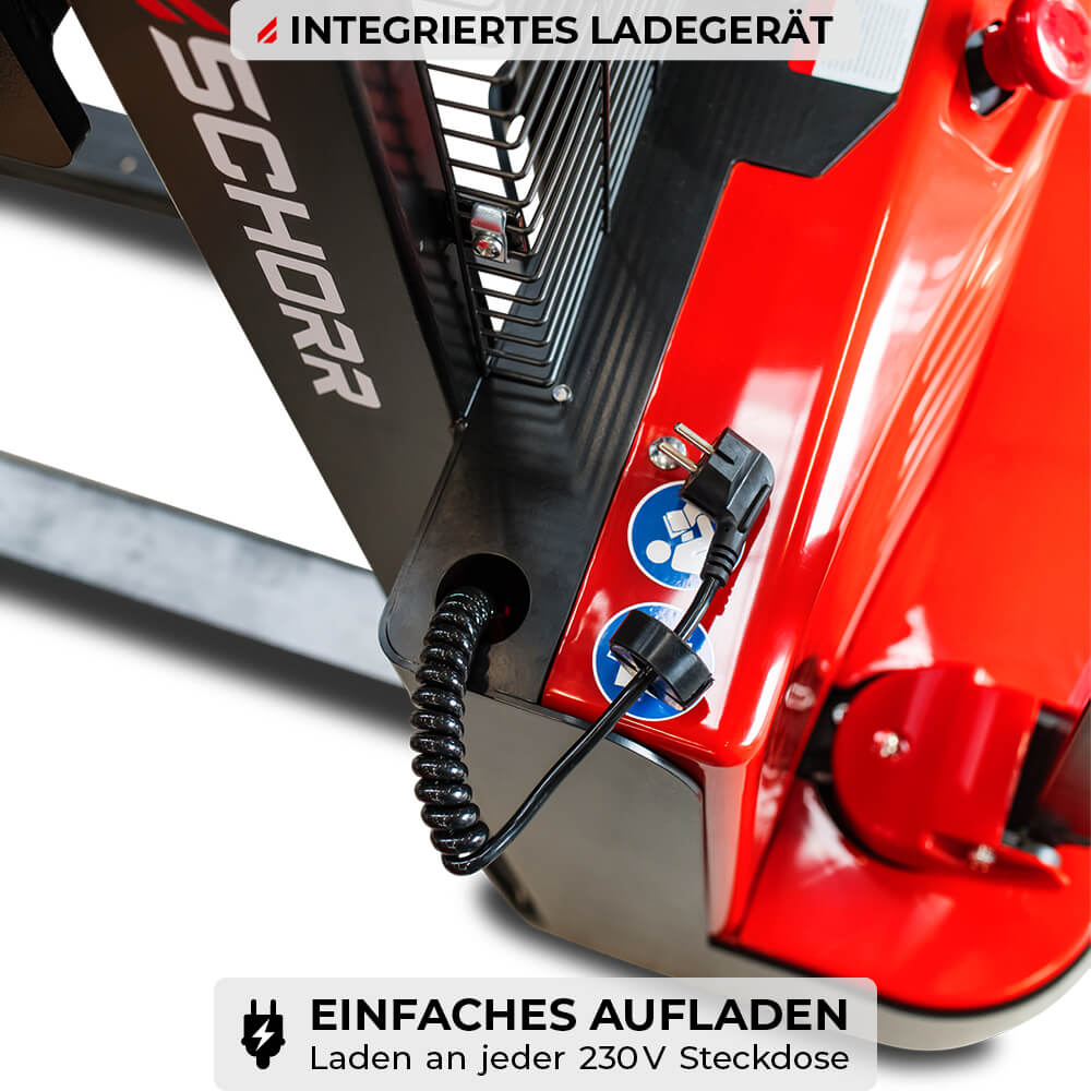SCHORR Elektro-Hochhubwagen 1500 kg, Hub 2,5–3,5 m – Bild 4