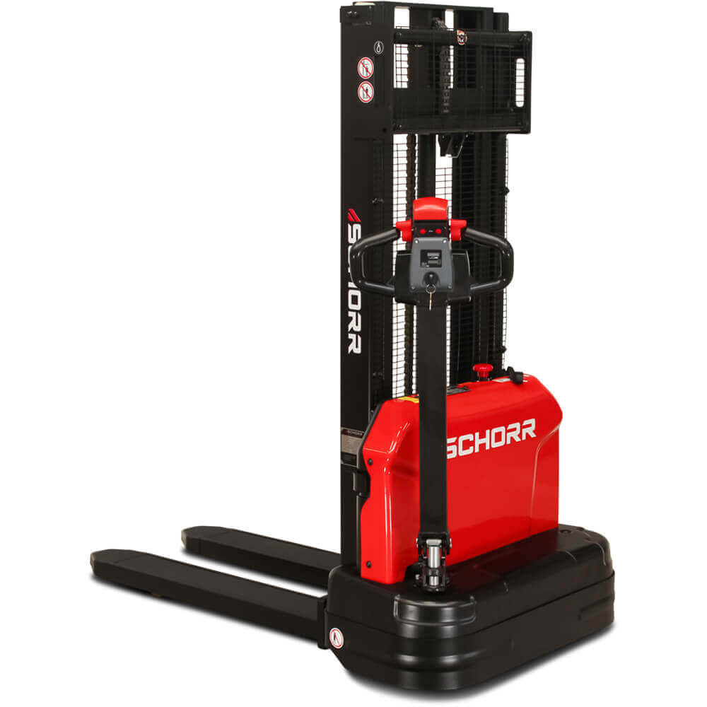SCHORR Elektro-Hochhubwagen PRO 1200 kg, Hub 2,5–3,6 m