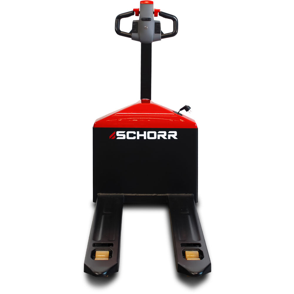 SCHORR Elektro-Niederhubwagen 1500 kg RR15NHE4HD, Stützräder – Bild 6