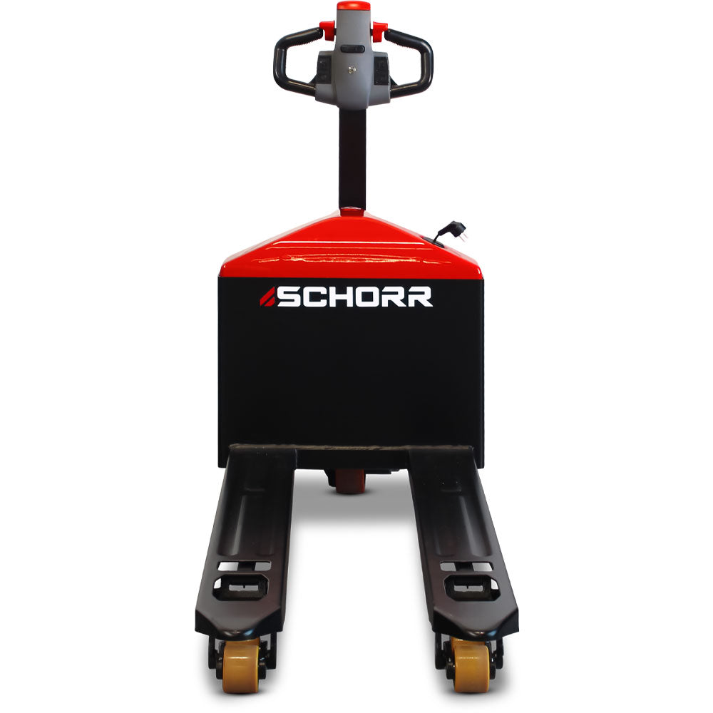 SCHORR Elektro-Niederhubwagen 1500 kg RR15NHE4HD, Stützräder – Bild 7