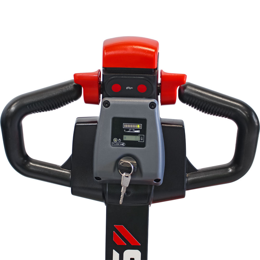 SCHORR Elektro-Niederhubwagen 1500 kg RR15NHE4HD, Stützräder – Bild 13