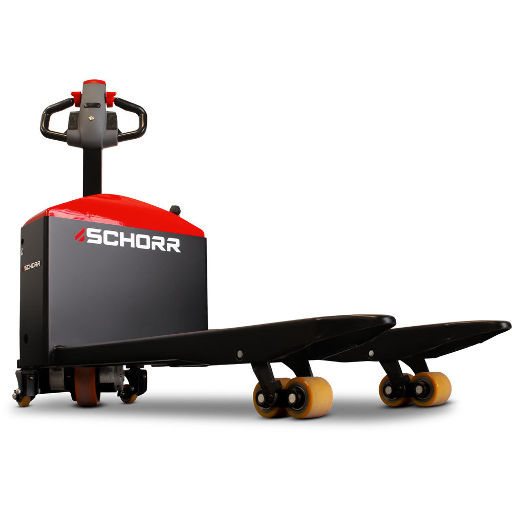 SCHORR Elektro-Niederhubwagen 1500 kg RR15NHE4HD, Stützräder – Bild 17