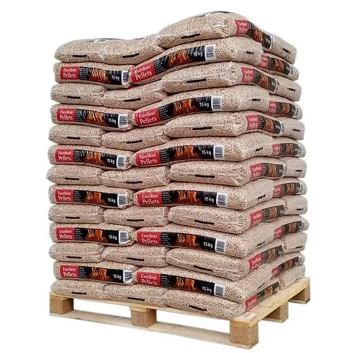 Premium Holzpellets – 975 kg (65 Säcke)